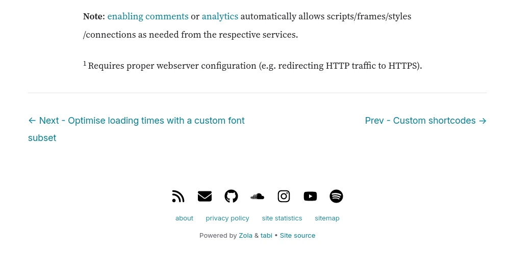 Previous and next article links